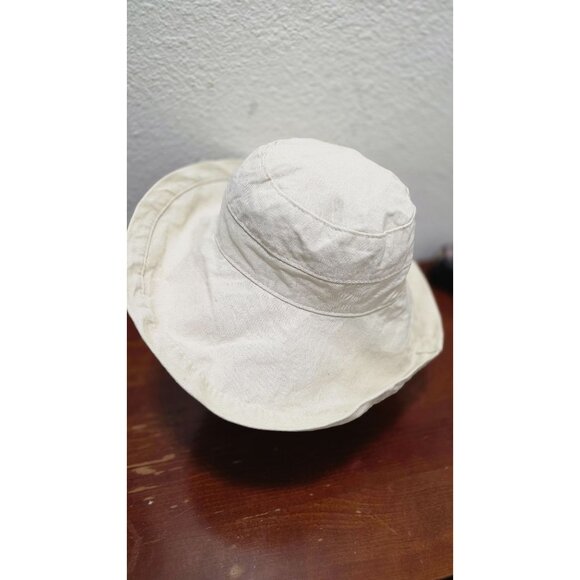 Tommy Bahamas Women's Ivory Wide-Brim Cotton Bucket Hat Size one size - Picture 4 of 7